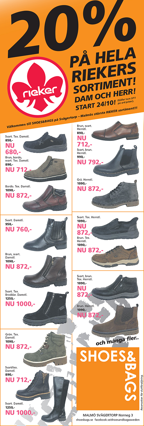 Shoes and Bags annons SDS 10/10