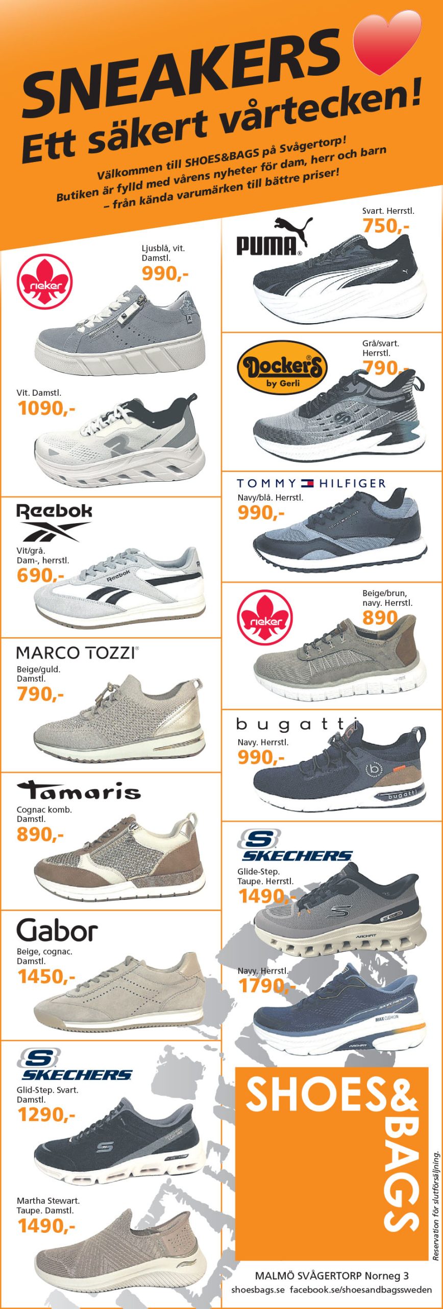 Shoes and Bags annons Sydsvenskan 27/3