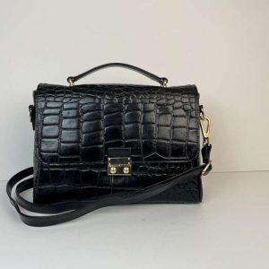 THE MONTE 6605101 svart croco