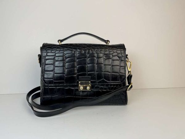 THE MONTE 6605101 svart croco