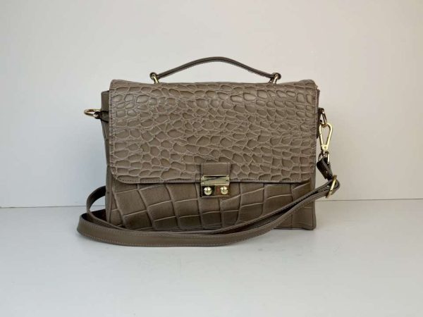 THE MONTE 6605102 taupe croco