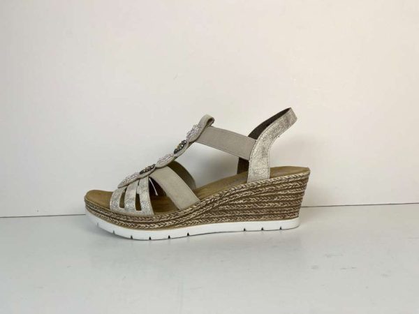 RIEKER 5115113 beige/guld