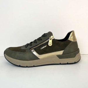 RIEKER 5335209 olive/guld