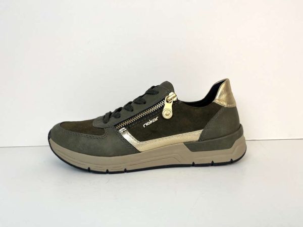 RIEKER 5335209 olive/guld