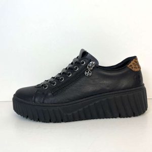 RIEKER 5335217 svart/leo