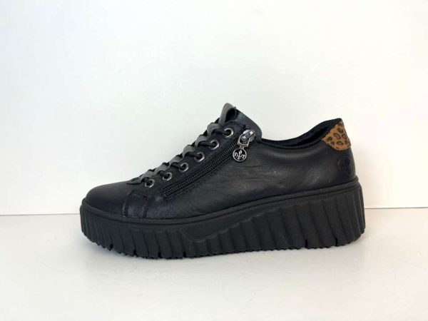RIEKER 5335217 svart/leo