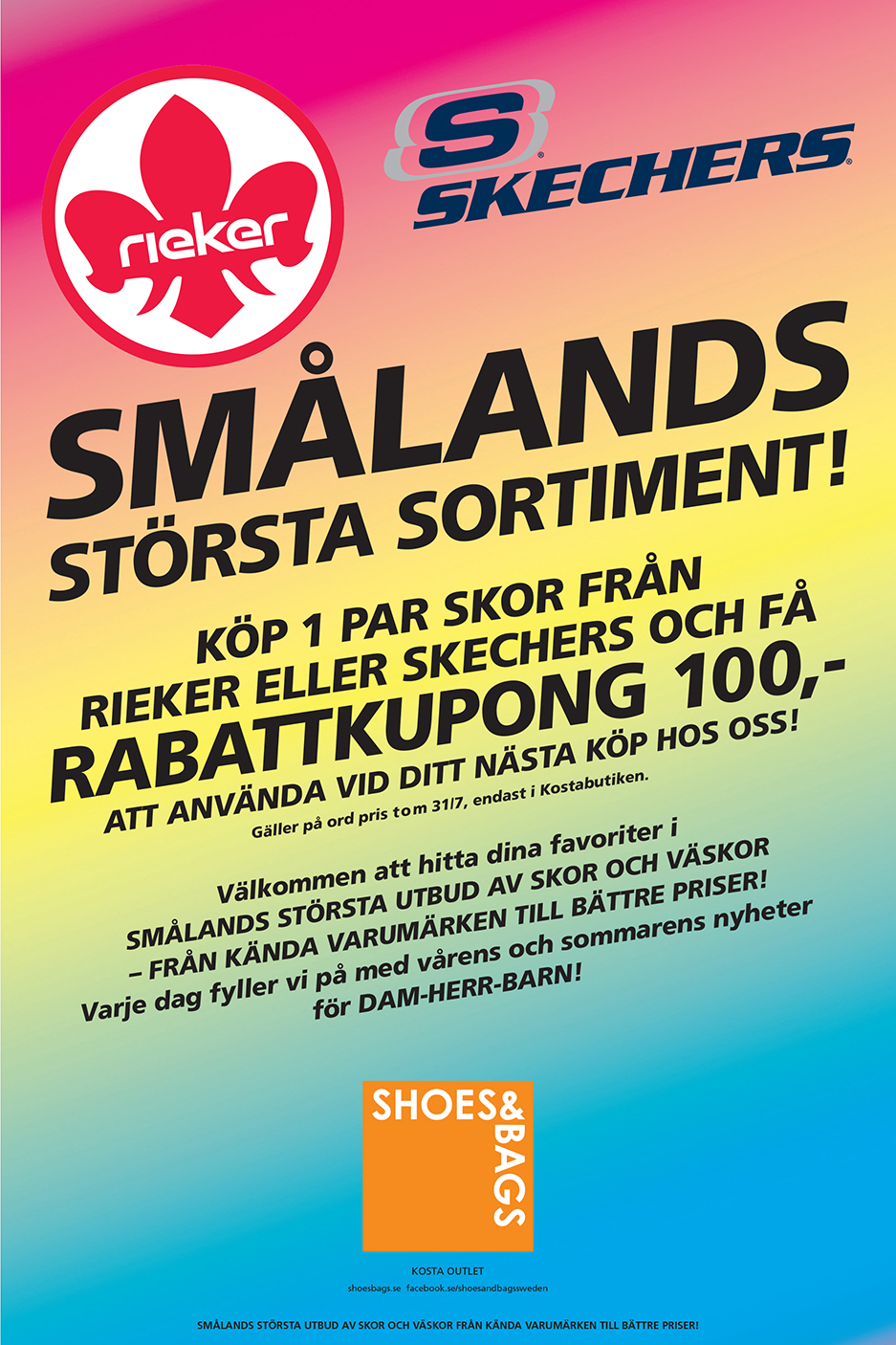 Shoes&Bags annons Kosta Outlet butiken