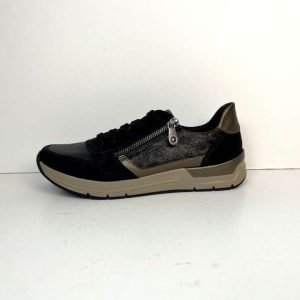 RIEKER 5336207 svart/leo